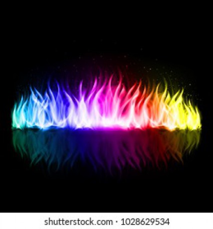wall-abstract-rainbow-fire-weak-260nw-1028629534