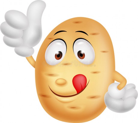 cute-potato-cartoon-thumb-up-illustration-33233393