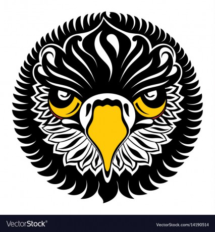 eagle-head-tattoo-design-vector-14190514