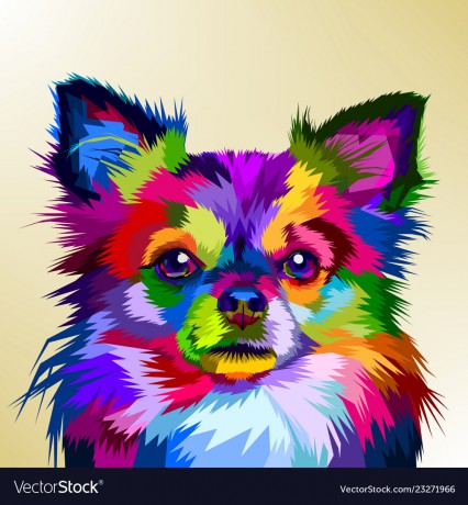 colorful-chihuahua-dog-in-pop-art-style-vector-23271966
