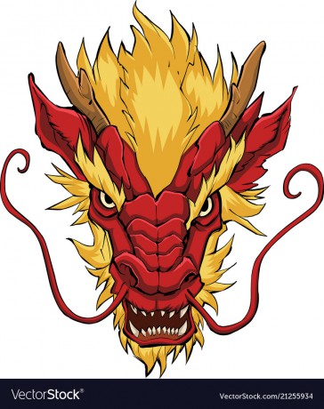 chinese-dragon-head-red-vector-21255934