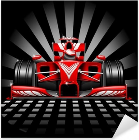 nalepky-formule-1-red-race-car