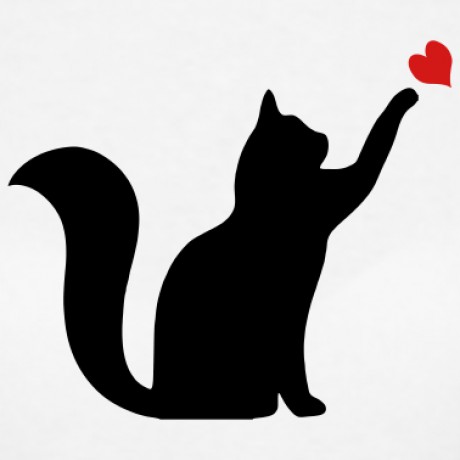 valentine-cat-women-s-t-shirts_design