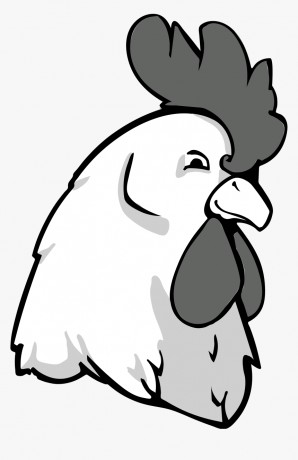 97-970770_transparent-white-chicken-png-rooster-head-clipart-black