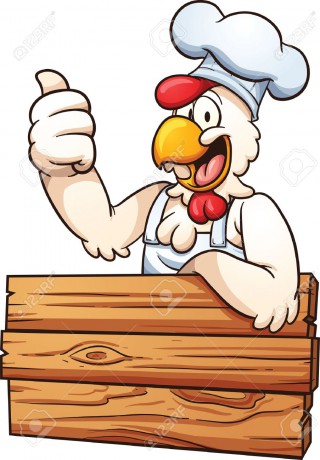 43807344-cartoon-chicken-chef-with-a-wooden-sign