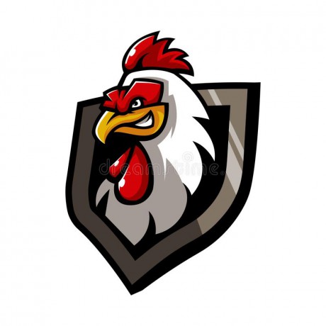 chicken-rooster-mascot-logo-design-illustration-vector-isolated-white-background-chicken-rooster-mascot-230596142