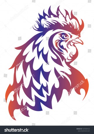 stock-vector-drawing-of-a-cool-rooster-1637639122