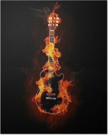 plakaty-kytara-v-plamenech