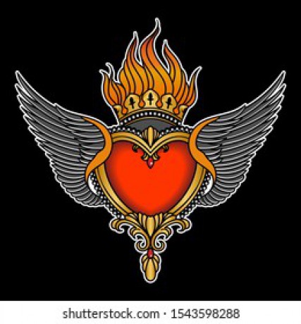 sacred-heart-jesus-wings-vector-260nw-1543598288