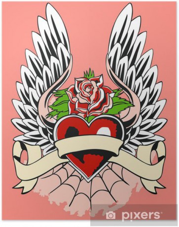 plakaty-classic-srdce-s-kridla-tattoo