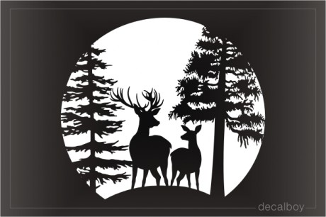 buck-and-doe-forest