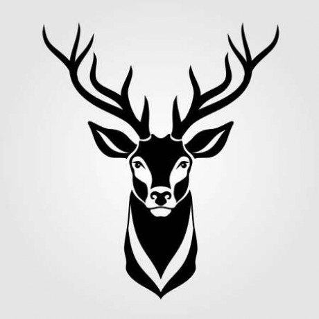 116340041-deer-icon-isolated-on-white-background-vector-illustration