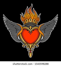 sacred-heart-jesus-wings-vector-260nw-1543598288