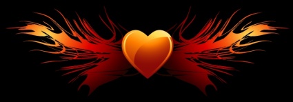 eps_vector_flaming_heart_wings