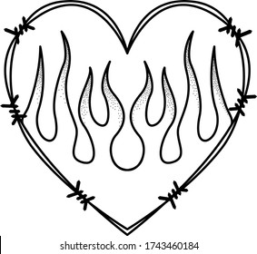 tattoo-old-school-sketch-heart-260nw-1743460184